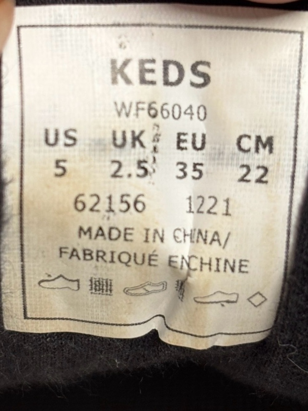 Keds Kickback Canvas Sneakers Black Women’s 5 - Picture 5 of 5